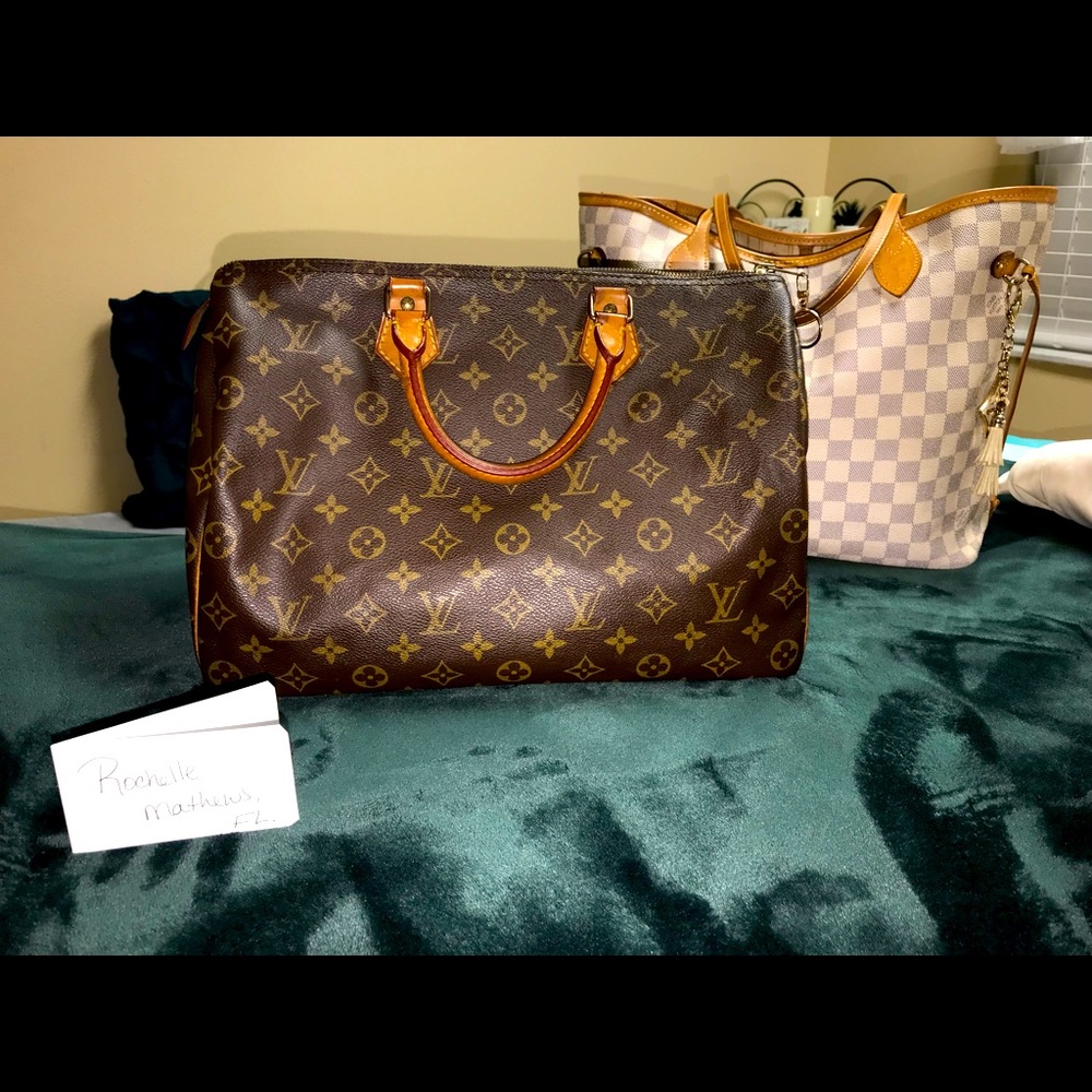 Authentic Vintage Louis Vuitton Speedy 35 handbag